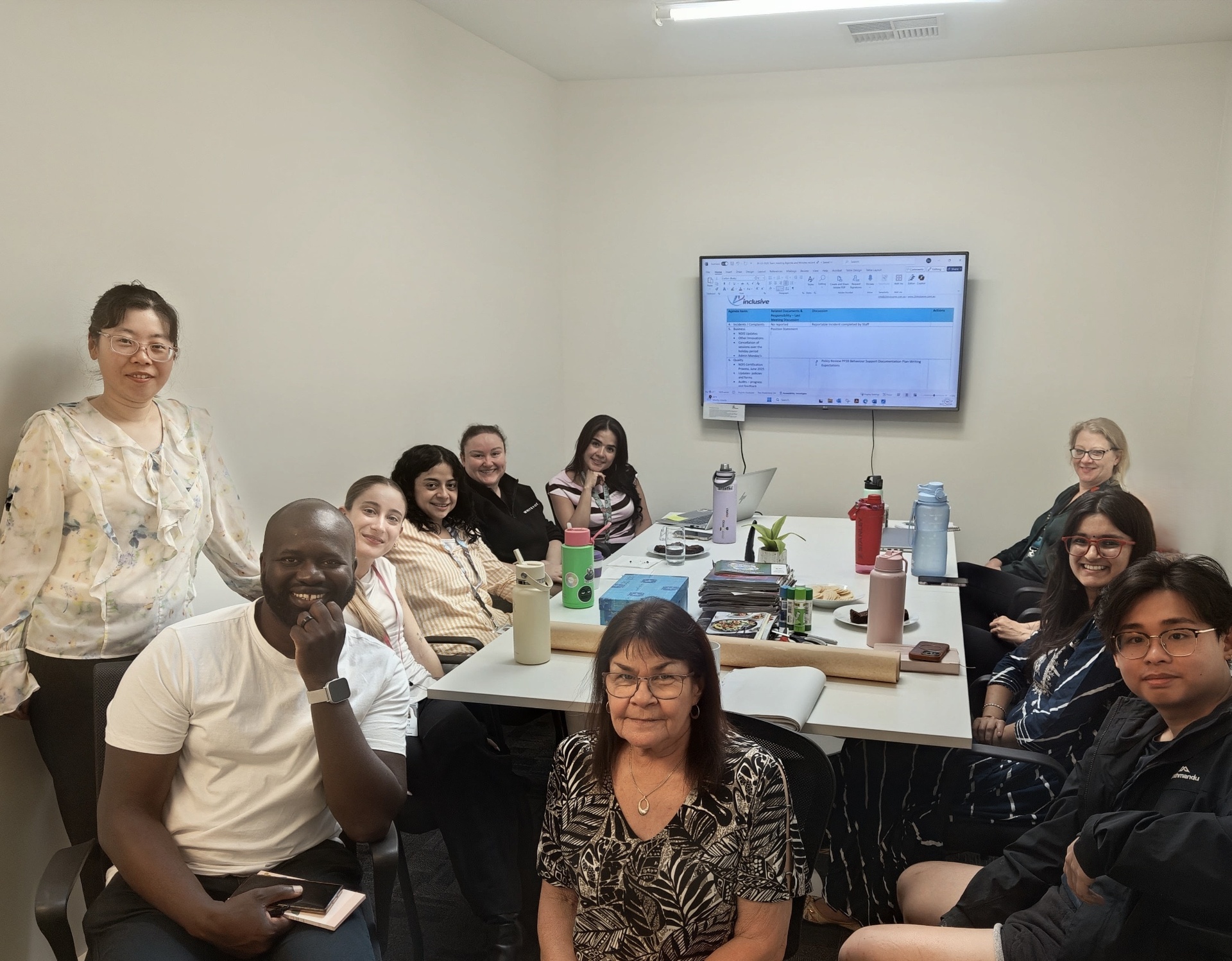 2b Inclusive team members in a collaborative meeting