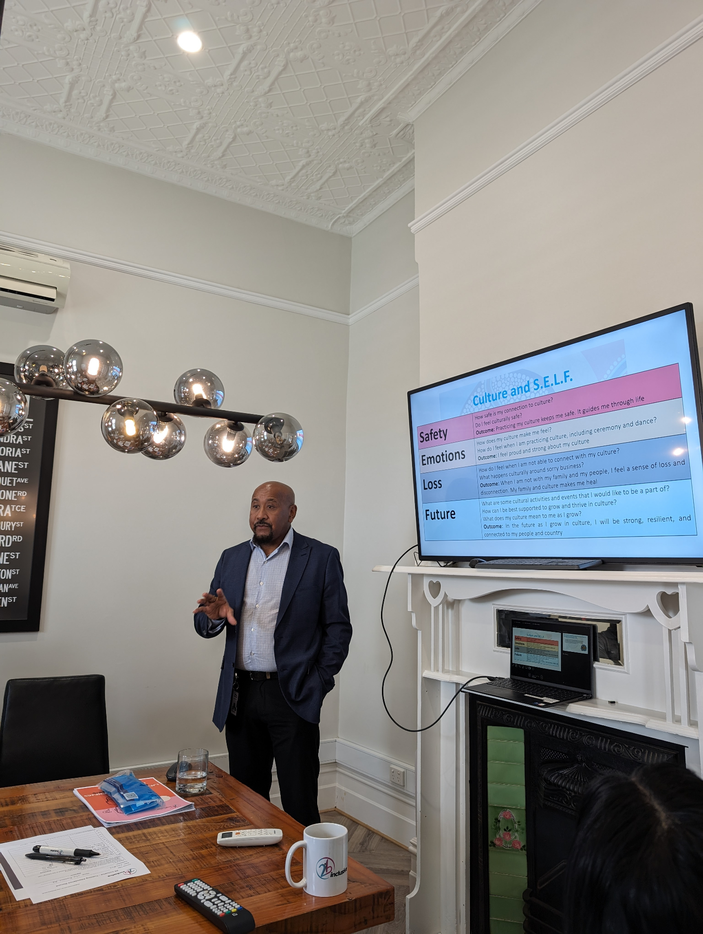 Culturally responsive positive behaviour support training session